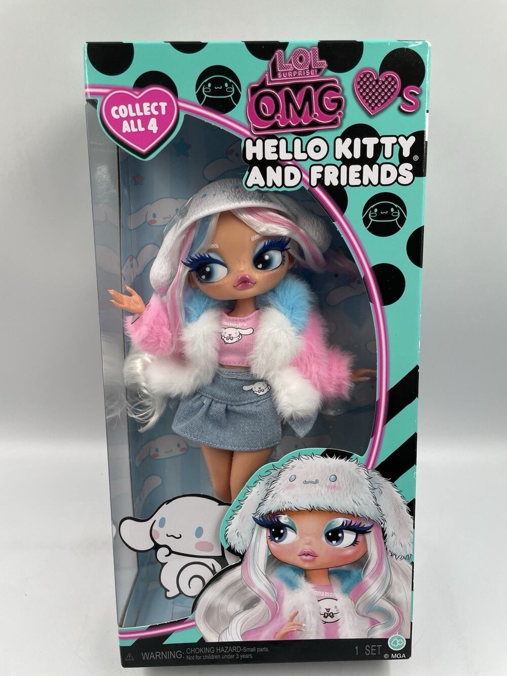 2026 LOL Surprise OMG Loves Hello Kitty Cinnamoroll #255291 NIB